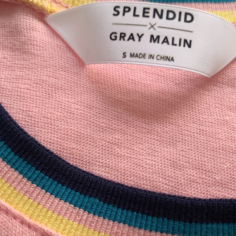 SOLD 💥NWT - Splendid Gray Malin Linen Top